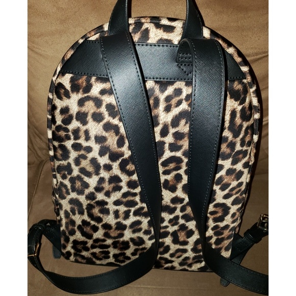 Michael Kors Leopard Morgan Medium Backpack, NWT - Picture 3 of 5